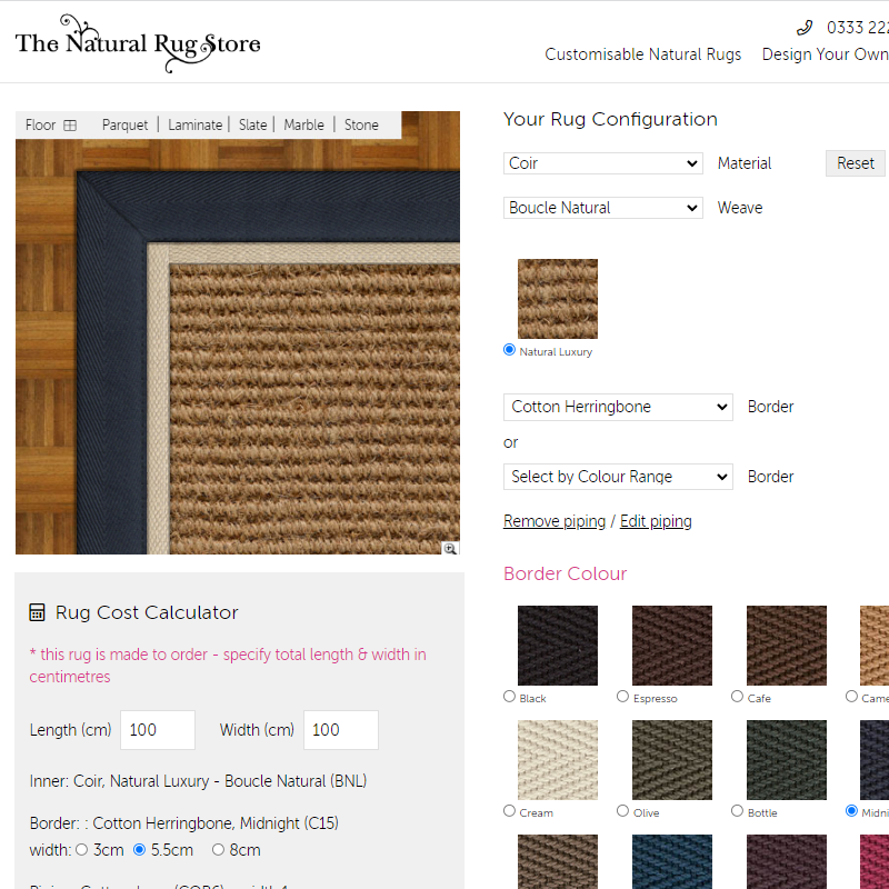 Coir Rugs Superior Natural Rugs + Design Your Own Coir Rug